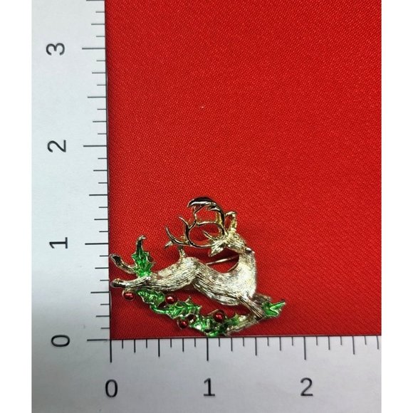 Christmas Pins Brooches Christmas Bell Deer - Picture 8 of 11